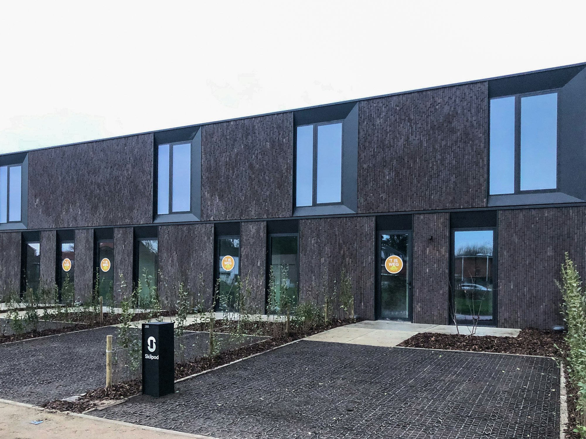 Nieuwbouw houtskelet woningen op de site van de Chocoladefabriek in Tongeren