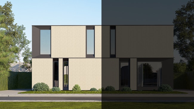 Nieuwbouw houtskelet woningen van Skilpod in Bilzen, 3 slaapkamers 140m2