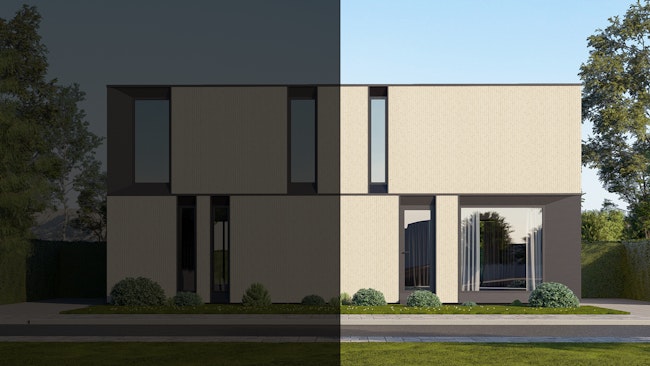 Nieuwbouw houtskelet woningen van Skilpod in Bilzen, 3 slaapkamers 140m2