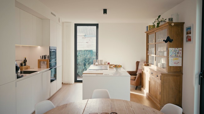 Skilpod #108 interieur keuken