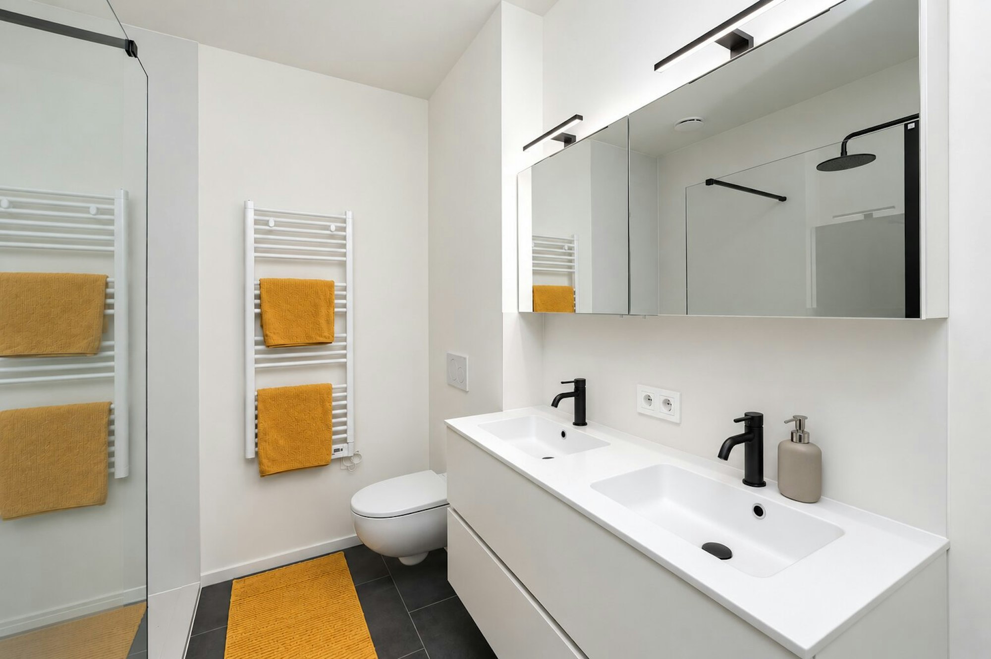 Skilpod #120 Herzele badkamer
